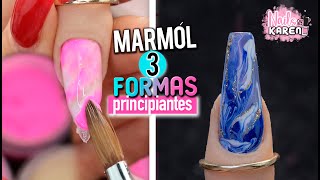 Cómo HACER EFECTO MÁRMOL  3 FORMAS [upl. by Zetrok475]