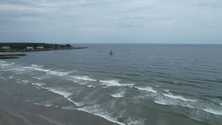 Kennebunkport Maine  sailboat and coast 6172024  DJI 0259 [upl. by Evyn]