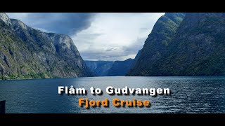 Flåm to gudvangen Fjord cruise  Nærøyfjord  Norway [upl. by Ixela]