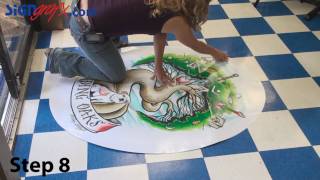 How to Install a Floor Graphic [upl. by Onra]