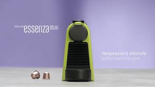 Nespresso Essenza Mini koffiemachine [upl. by Drucy]