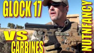 Glock 17 vs Pistol Caliber Carbines by Nutnfancy [upl. by Nirro]