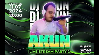 Odlot Do dubajuuu DJ AKUN live stream Party 2 quotJak się Pali Szopaquot [upl. by Atilrahc]