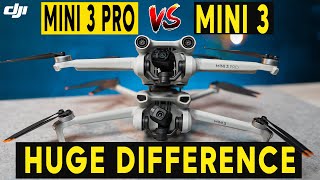 DJI Mini 3 PRO vs DJI Mini 3  Whats The Difference [upl. by Esinehs]