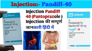 Pantoprazole 40 injection  Pantoprazole injection  Pantop 40 injection Use  side effects [upl. by Polly997]