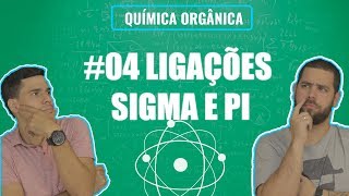 Química Simples 04  ORGÂNICA Ligações Sigma e Pi [upl. by Georgy]