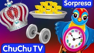 Hickory Dickory Dock  Aprende los Colores  ChuChu TV Huevos Sorpresa [upl. by Volding646]