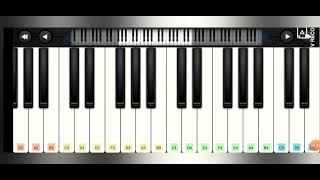 Chinnaram kinnaram easy piano tutorial with chords [upl. by March]