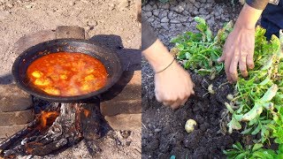 Dum Aloo Recipe  Apne Pind Da Swad  Farm Fresh Indian Food by Nikunj Vasoya [upl. by Adonis353]