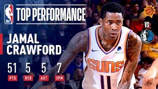 Jamal Crawfords MUSTSEE 51 Point Performance At Age 39  April 9 2019 [upl. by Hemminger158]