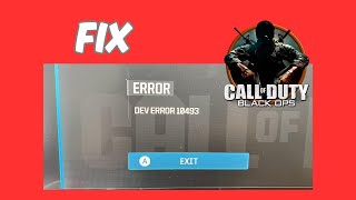 How to Fix Dev Error 10493 in Black Ops 6  Call of Duty [upl. by Evaleen]