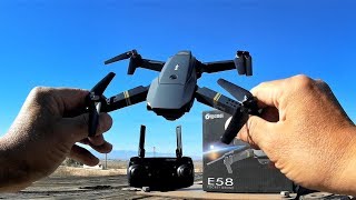 EACHINE E58 WIFI FPV With 2MP Wide Angle Camera High Hold Mode Foldable RC Drone Quadcopter RTF [upl. by Fielding]