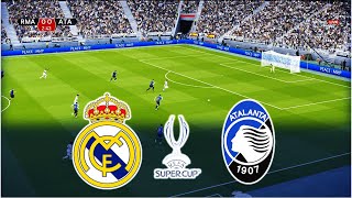 REAL MADRID vs ATALANTA  UEFA SUPER CUP 2024 [upl. by Adnaloy]