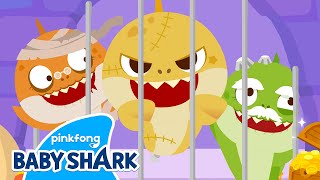 🧟Zombie Sharks are Trapped  Compilation  Baby Shark Hide and Seek Stories  Baby Shark Official [upl. by Johst186]