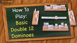 How to play Basic Double 12 Dominoes [upl. by Mccahill]