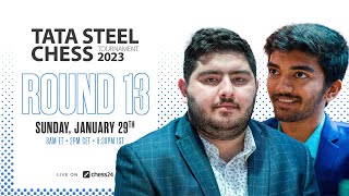 Tata Steel Chess 2023  Round 13  Peter Svidler amp David Howell commentate [upl. by Bow317]