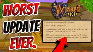 Wizard101 This Update is VERY Disappointing [upl. by Ilarin]