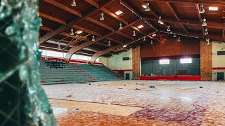 Abandoned High School in Illinois with Trophies Gym Clothing and More [upl. by Leavitt]