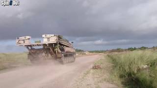 Leopard 1 AEVARV driveby  SpinOut [upl. by Seaddon752]