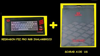 Tuneando mi teclado ReDragon Fizz Pro  Fizz Pro  SCARAB A130 [upl. by Ameerak]