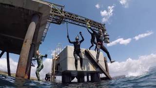 Gravel loader dive at Wollongong Shellharbour [upl. by Arikat]