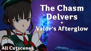 The Chasm Delvers  Valors Afterglow  Genshin Impact  The Chasm World Quest Cutscenes ENLumine [upl. by Nacul]