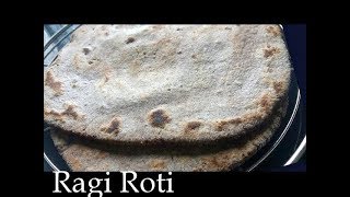 ragi roti in kannada  healthy ragi chapati  nachni roti [upl. by Gniw286]