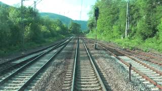 Führerstandsmitfahrt Trier nach Koblenz Mosel Gbf Teil 1 [upl. by Ahseikan81]