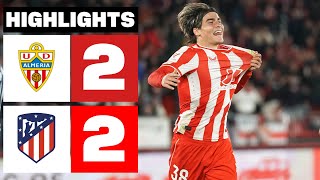 UD ALMERÍA 2  2 ATLÉTICO DE MADRID  RESUMEN LALIGA EA SPORTS [upl. by Sue]