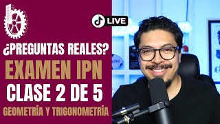 Preguntas Reales IPN Matemáticas Clase 2 de 5  Segunda Vuelta IPN 2022  T1K T0K LIVE [upl. by Ribaudo]