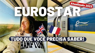 EUROSTAR LONDRES E PARIS Quanto custa como comprar a passagem imigração como é o trajeto e mais [upl. by Brindell785]