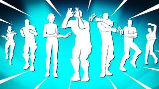 Top 50 Icon Series Dances amp Emotes in Fortnite Get Griddy Houdini Entranced [upl. by Hallagan]