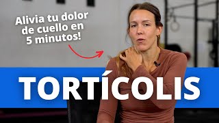 Técnica para aliviar tu dolor de cuello en 5 minutos  Para Tortícolis y dolor de cuello [upl. by Norward]