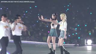 240221 SMTOWN LIVE 2024 SMCU PALACE TOKYO  Ending 빛HOPE  aespa WINTER fancam [upl. by Leihcim]