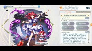 Touhou Lost Word Voice Lines  Komachi Onozuka [upl. by Odlanra]