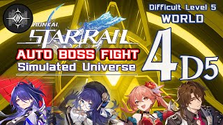 Simulated Universe  F2P Archeron  World 4  Difficult 5  The Erudition  Auto Boss Fight [upl. by Nylrebma90]