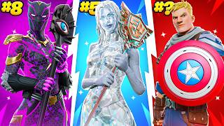 30 BEST Skin Combos In SEASON 4 Fortnite Marvel [upl. by Yraeht]