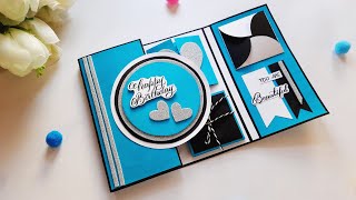 Beautiful Handmade Birthday Greeting Card Idea  Special Birthday card  Tutorial [upl. by Dusza174]