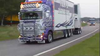 Scania R500 Malmbergs Åkeri Super V8 Sound [upl. by Fonsie167]