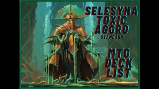 Bloomburrow Standard Selesyna Toxic Aggro MTG Arena [upl. by Ettezoj]