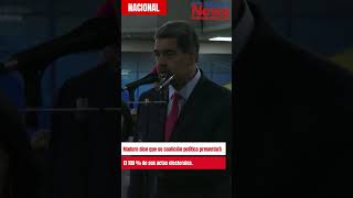 🇻🇪📢 Maduro dice que su coalición política presentará el 100  de sus actas electorales 📜🔍 [upl. by Aznofla]