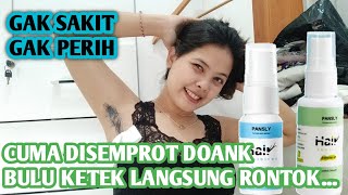 Review pansly hair removal spray  Cara mencukur bulu ketiak dengan mudah [upl. by Ycrad]