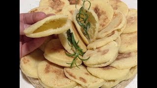 عجينة بطبوط ناجح بطريقة مبسطة مع نصائح لنجاحه واسرار انتفاخه Batbout Recette Marocaine [upl. by Galina]