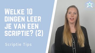 Scriptie Tips Welke 10 dingen leer je van een scriptie Deel 2 [upl. by Branen]