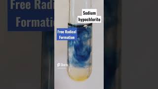 The oxidation of dipyrone by sodium hypochlorite is AMAZING shorts chemistry [upl. by Enilav437]