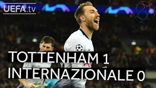 TOTTENHAM 10 INTERNAZIONALE UCL HIGHLIGHTS [upl. by Drusie]