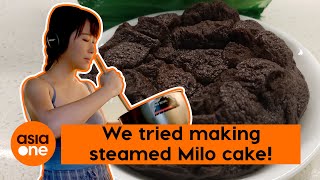 We tried making steamed Milo cake [upl. by Venterea151]