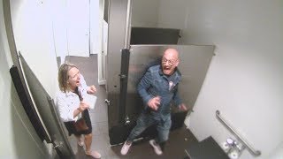 Howie Mandel Scares Fans in the Bathroom [upl. by Ottie128]