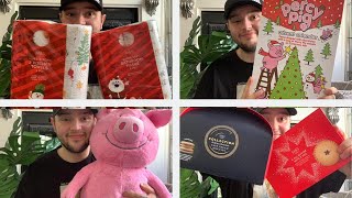 VLOGTOBER  MARKS amp SPENCER CHRISTMAS HAUL MINCE PIES ADVENT CALENDAR PERCY PIG amp MORE [upl. by Amalia]