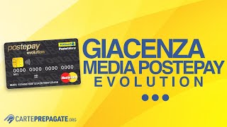 Giacenza media Postepay Evolution Poste Italiane a cosa serve e come calcolarla [upl. by Aitas]